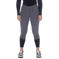 Pantalon polaire équitation Harcour Jaipur Gris anthracite