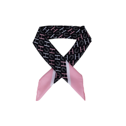 Sjaal Harcour Sarja Zwart / roze / wit Sjaal Harcour Sarja Zwart / roze / wit