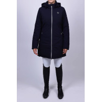 Parka longue Harcour Robertah femme Marine Bleu marine