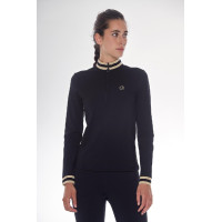 Polo Techniek Harcour Alpha dames Zwart
