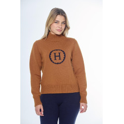 Pull Harcour Plaza femme Golden Yellow Jaune