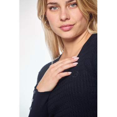 Pull Harcour Pompadou femme Noir