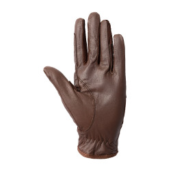Gants cuir et mesh femme Horze Marron