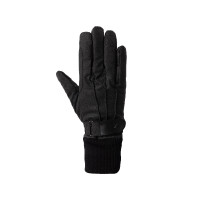 PU-leren handschoenen met fleecevoering Horze Zwart PU-leren handschoenen met fleecevoering Horze Zwart
