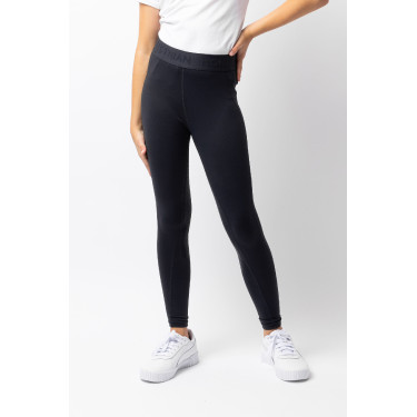 Kinderpaardrijlegging met volledig siliconen zitvlak Madison Horze Donker marineblauw