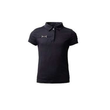 Functioneel poloshirt met korte mouwen Denise kind Horze Functioneel poloshirt met korte mouwen Denise kind Horze