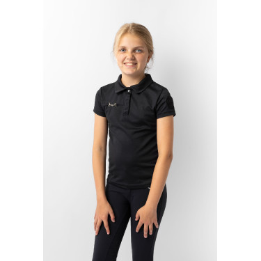 Functioneel poloshirt met korte mouwen Denise kind Horze Functioneel poloshirt met korte mouwen Denise kind Horze