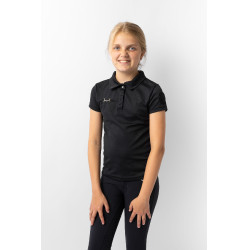 Polo fonctionnel à manches courtes Denise enfant Horze Bleu marine foncé Polo fonctionnel à manches courtes Denise enfant Horze Bleu marine foncé