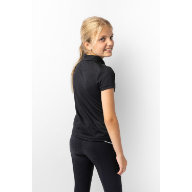 Functioneel poloshirt met korte mouwen Denise kind Horze Functioneel poloshirt met korte mouwen Denise kind Horze