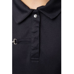 Polo fonctionnel à manches courtes Denise enfant Horze Bleu marine foncé Polo fonctionnel à manches courtes Denise enfant Horze Bleu marine foncé