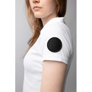 Polo fonctionnel à manches courtes Denise femme Horze Blanc Polo fonctionnel à manches courtes Denise femme Horze Blanc