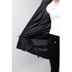 Lange damesdonsjas Horze Charlotte Donker marineblauw