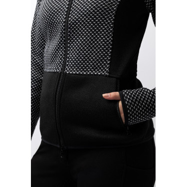 Fleecejas Neve Horze Zwart kaviaar