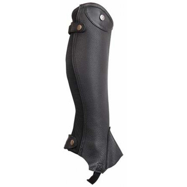 Mini chaps cuir Schubert T de T Noir