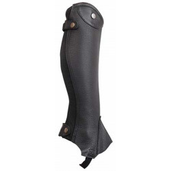 Mini chaps leer Schubert T de T Zwart