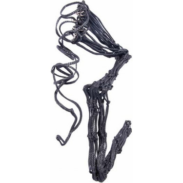 Filet à foin grandes mailles T de T Noir Filet à foin grandes mailles T de T Noir