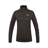 Polo d'entrainement femme Kingsland Marron / noir