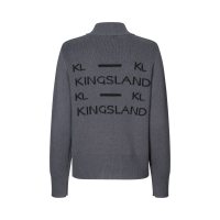 Pull-over tricoté Kingsland femme KLVillut Fer forgé gris Pull-over tricoté Kingsland femme KLVillut Fer forgé gris