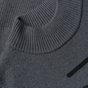 Gebreide Kingsland damestrui KLVillut Grijs smeedijzer