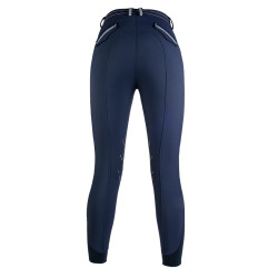 Softshell broek Elegance Style siliconen kniestukken HKM Donkerblauw
