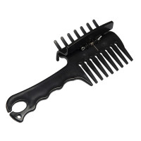 Kam met vlechthulp HKM Zwart