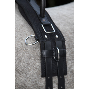 Canvas longeersingel met handvat HKM Canvas longeersingel met handvat HKM