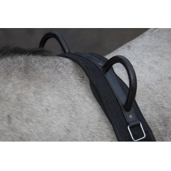 Canvas longeersingel met handvat HKM Canvas longeersingel met handvat HKM