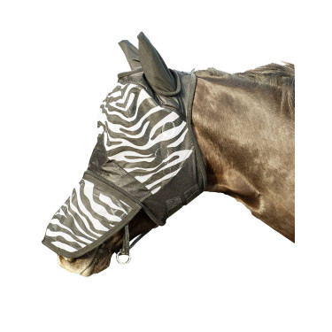 HKM vliegenmasker Zebra bescherming neusgaten HKM vliegenmasker Zebra bescherming neusgaten