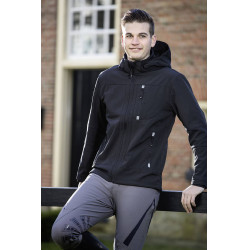 Veste softshell HKM Sport homme Noir Veste softshell HKM Sport homme Noir