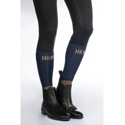 Chaussettes HKM Microcotton Colour par 3 Rose / marine / gris