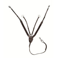 Collier de chasse avec élastique large HKM Noir Collier de chasse avec élastique large HKM Noir