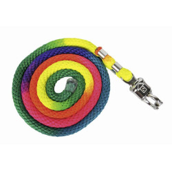 Longe Multicolor avec mousqueton antipanique HKM Multicolore Multi-couleurs Longe Multicolor avec mousqueton antipanique HKM Multicolore Multi-couleurs