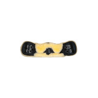 Sangle courte en mouton HKM Noir / nature Sangle courte en mouton HKM Noir / nature