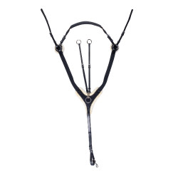 Collier de chasse Cambridge mouton synthétique HKM Noir