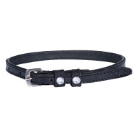 Lanières d'éperon HKM Crystal cuir verni Noir Lanières d'éperon HKM Crystal cuir verni Noir