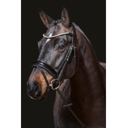 Bridon Fleur HKM Zwart Bridon Fleur HKM Zwart