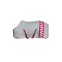Couverture séchante Sweet Valentine HKM Rose / argenté Couverture séchante Sweet Valentine HKM Rose / argenté