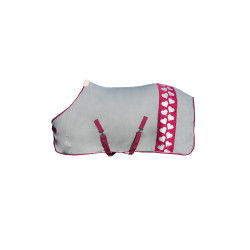 Couverture séchante Sweet Valentine HKM Rose / argenté Couverture séchante Sweet Valentine HKM Rose / argenté