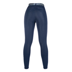 Legging Pull on fond intégral en silicone HKM Bleu foncé Legging Pull on fond intégral en silicone HKM Bleu foncé