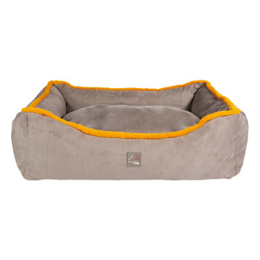 Lit pour chien Anam Cara Comfort HKM Taupe / doré jaune Gris