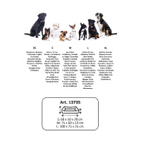 Lit pour chien Anam Cara Comfort HKM Taupe / doré jaune Gris Lit pour chien Anam Cara Comfort HKM Taupe / doré jaune Gris