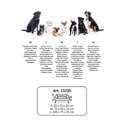 Lit pour chien Anam Cara Comfort HKM Taupe / doré jaune