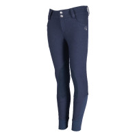 Pantalon Hunter Kids basanes en Alos HKM Bleu foncé