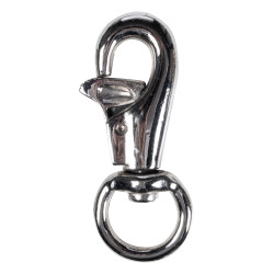 Mousqueton HKM à ressort à boulon Argenté