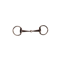 Mors à olive anatomique Rosegold 18 mm HKM Or rose Noir Mors à olive anatomique Rosegold 18 mm HKM Or rose Noir