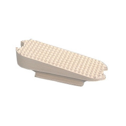 Semelles blanches compensées pour étriers à couteaux Semelles blanches compensées pour étriers à couteaux
