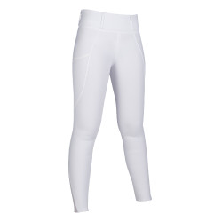 Legging HKM Lisa full seat siliconen Wit