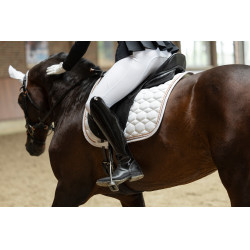 Legging HKM Lisa full seat silicone Blanc