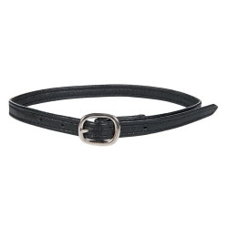 Lanières d´éperon en cuir HKM Soft par paire Noir Lanières d´éperon en cuir HKM Soft par paire Noir