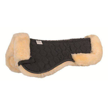 Amortisseur mouton véritable pour poney HKM Naturel Marron